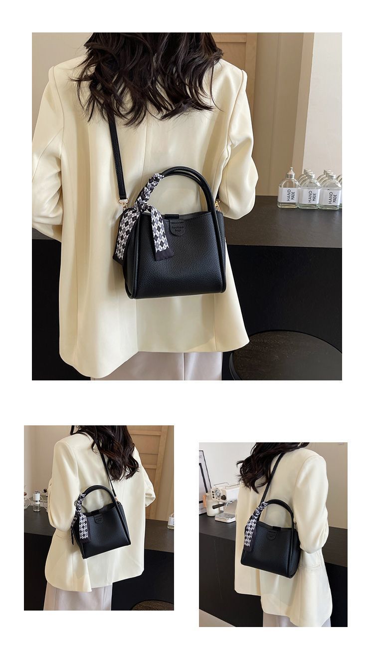 Elegant Bucket Bag Lightweight Shoulder Bag For Women Casual Style_voghion.com