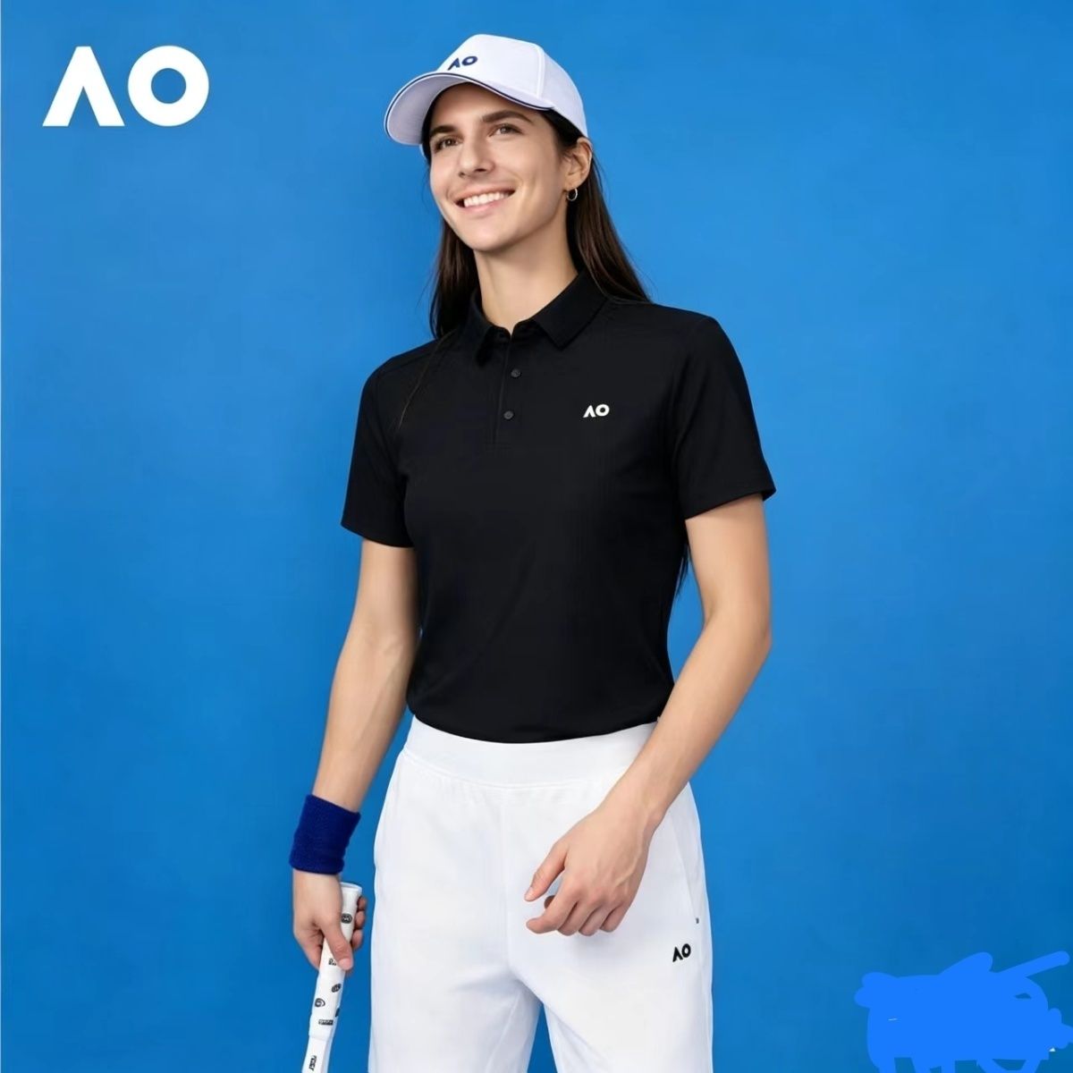 (AO)澳洲网球时尚流行运动高品质冰丝速干POLO衫短袖 图片 7