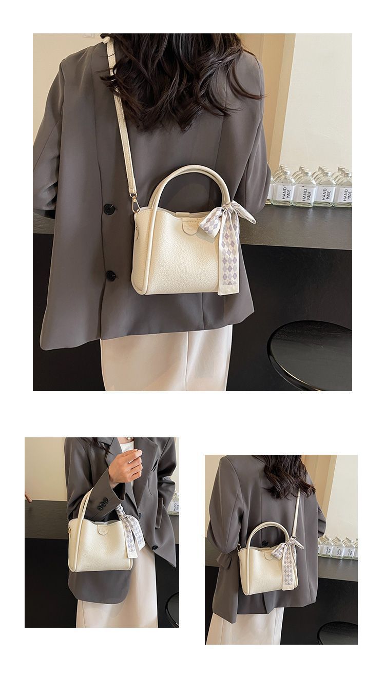 Elegant Bucket Bag Lightweight Shoulder Bag For Women Casual Style_voghion.com