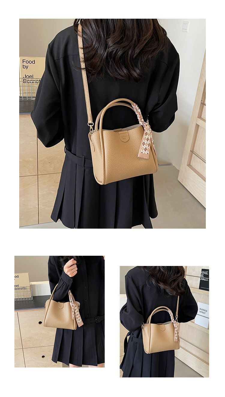 Elegant Bucket Bag Lightweight Shoulder Bag For Women Casual Style_voghion.com