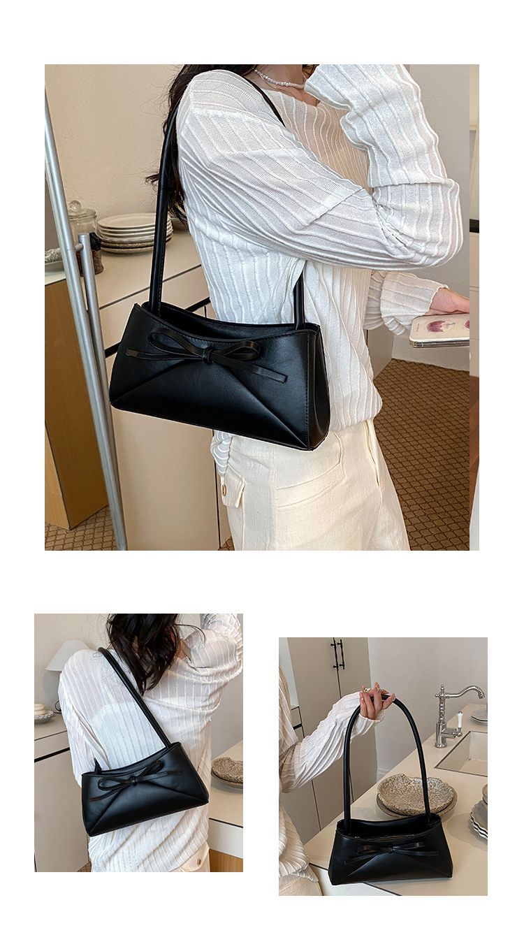 Elegant Women's White Shoulder Bag, Large Capacity Handbag_voghion.com