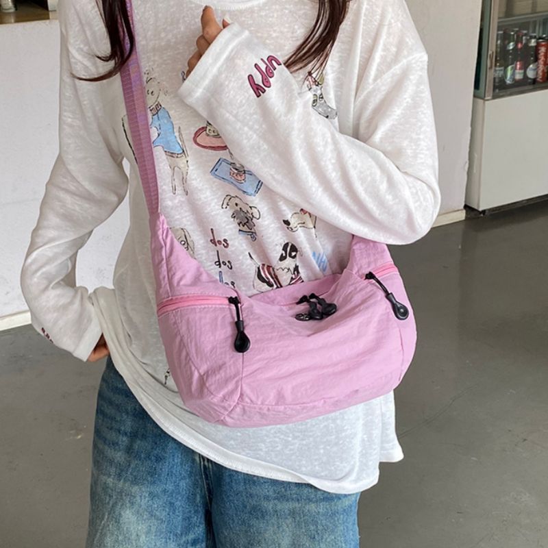 Japanese-style Ultra-lightweight Nylon Dumpling 2026 New Casual Sports Crossbody Women, Versatile Shoulder Bag For_voghion.com