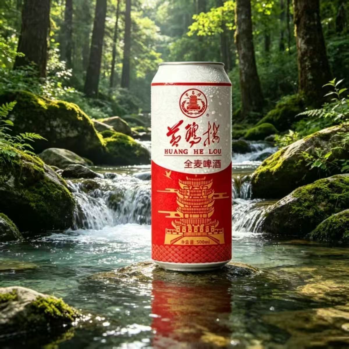 黄鹤楼全麦啤酒10度 原浆酿造麦香浓郁夏日畅饮整箱装500ml*12罐 图片 3