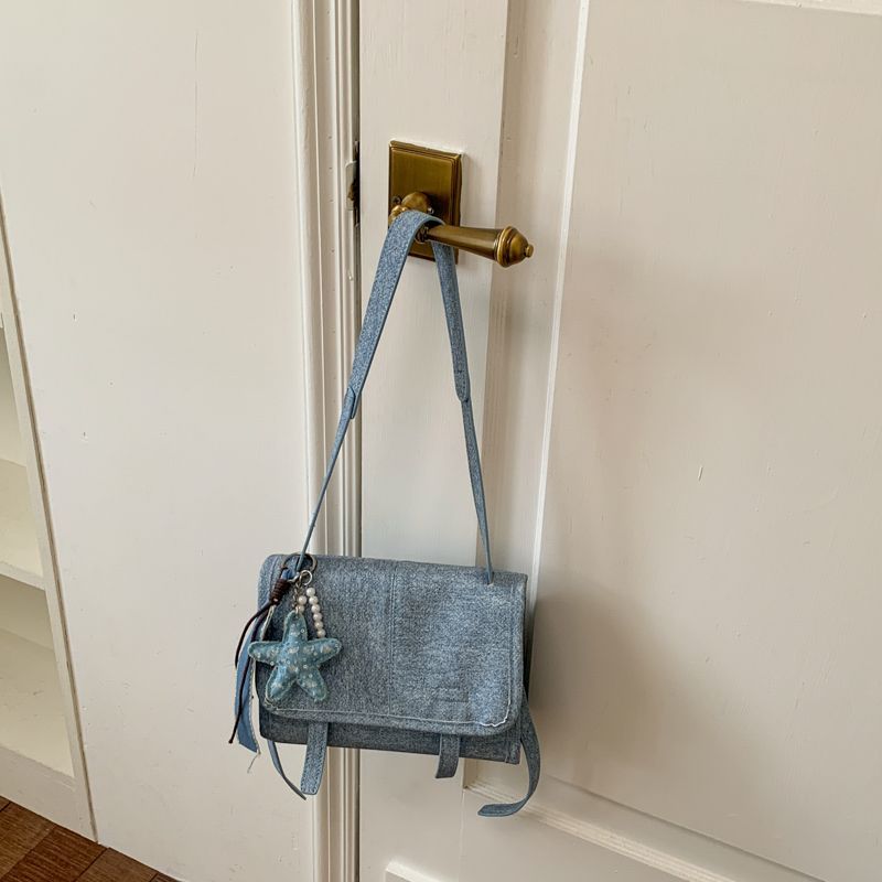 Borsa a tracolla da donna leggera, modello Niche Underarm, nuova borsa a tracolla casual in denim di alta gamma._voghion.com
