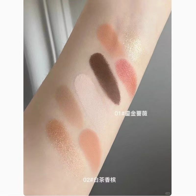 毛戈平塑形晶彩四色眼影盘自由组合流提亮塑型修容淡妆分装多色 图片 7