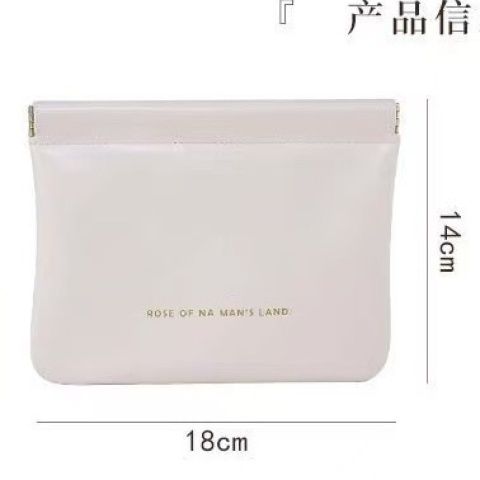 红包收纳收纳袋自动闭合包口弹片大容量数据线通用钱袋便携学生 图片 2