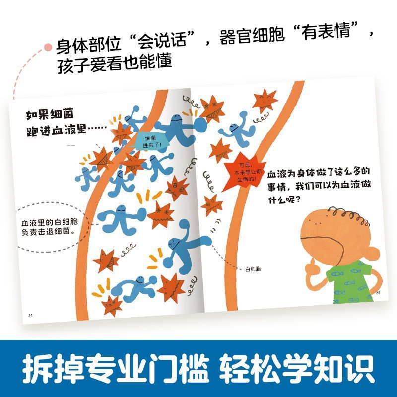 乐乐趣绘本身体大发现不可思议的身体绘本2-6岁幼儿生理启蒙绘本 图片 5