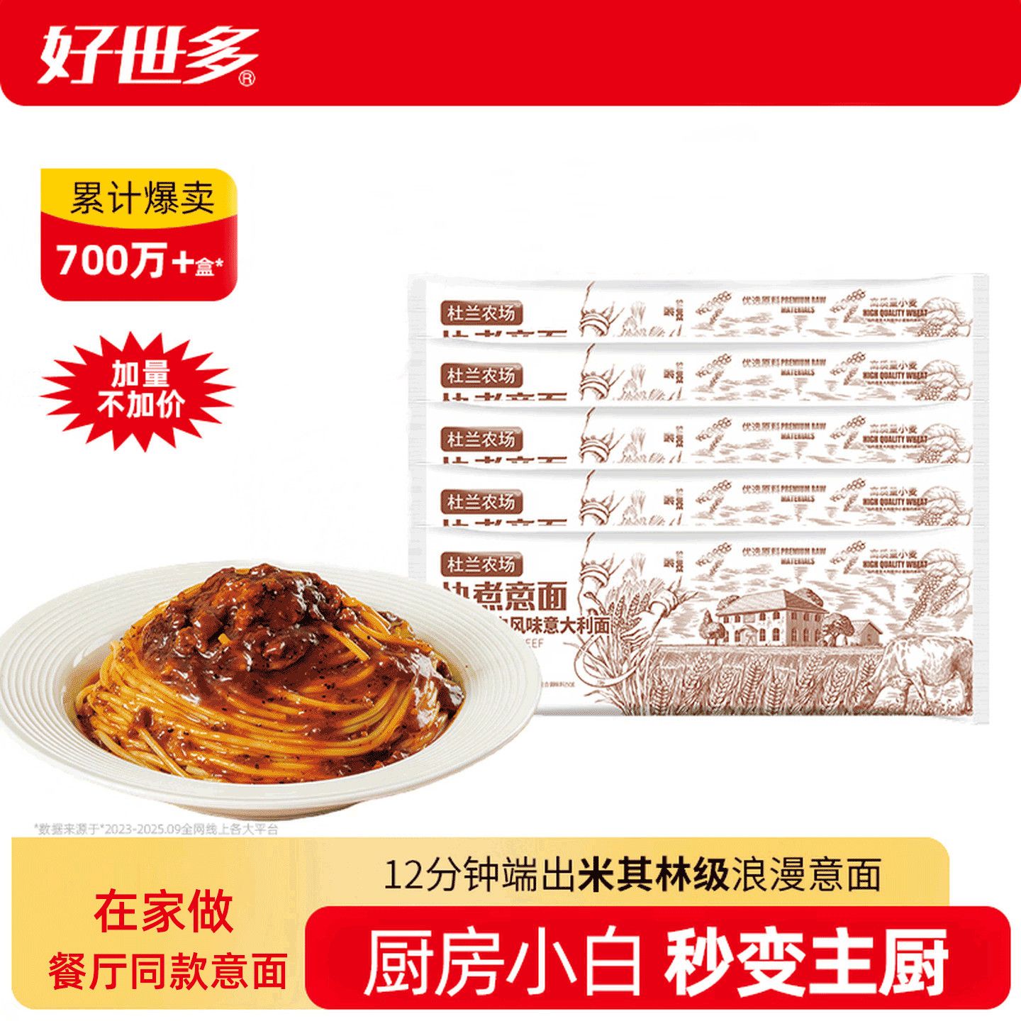 好世多意面黑椒任选5袋 14.9元 - 线报酷