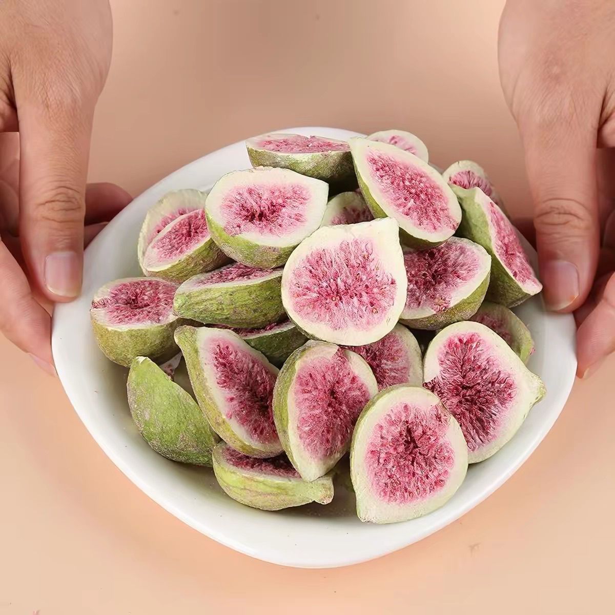 青皮无花果冻干干烘焙黄体酮商用孕妇蛋糕水果零食装饰雪花即食