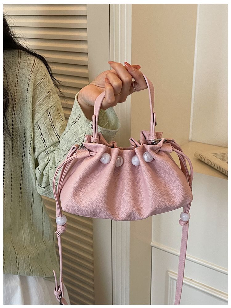 Versatile Cloud Handbag For Women Textured Commuter Shoulder Bag_voghion.com