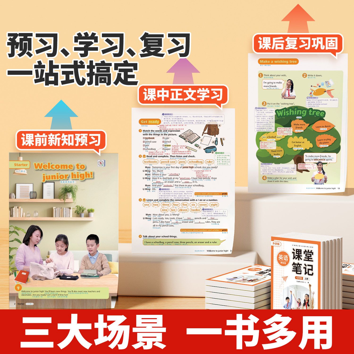斗半匠初中英语课堂笔记外研版七八九年级上册课本同步新教材全解 图片 6