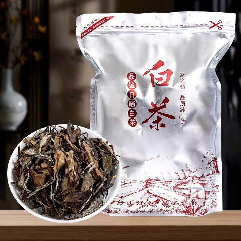 福鼎老白茶陈年正宗贡眉寿眉枣香药香口粮好白茶 散装 礼盒装2016