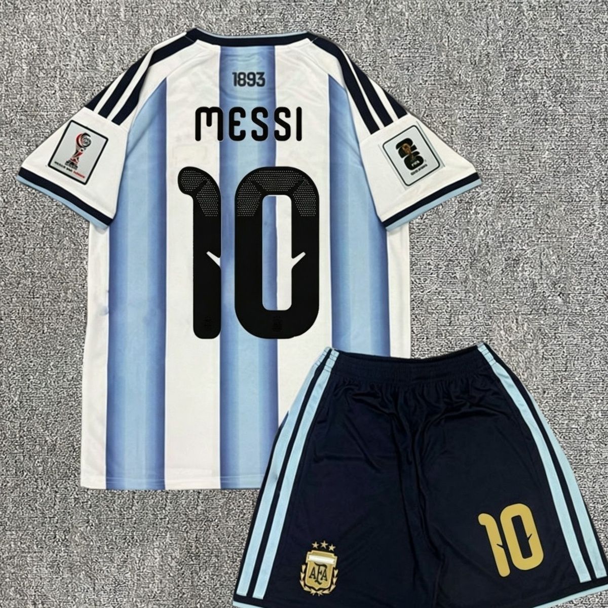 2026阿根廷球衣世界杯10号梅西11号迪玛利亚21号迪巴拉足球服套装