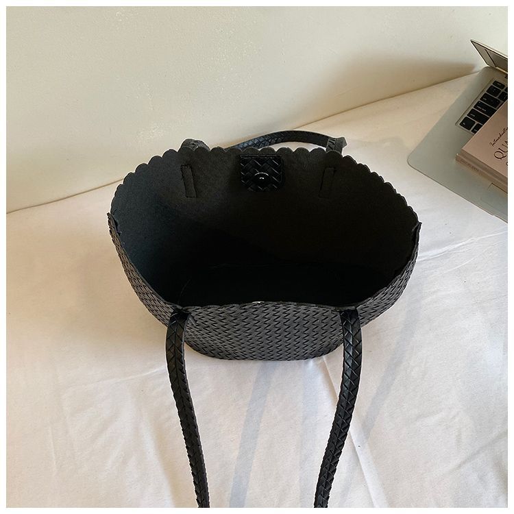 Geflochtene Stroh-umhängetasche Für Damen Große Strandtasche_voghion.com