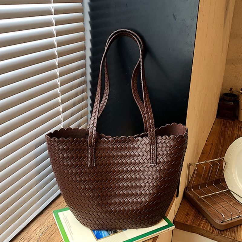 Neues Modell 2026: Künstlerische und lässige, geräumige Strohtasche aus gewebtem Mesh für Damen – ideal für den Sommerurlaub am Strand._voghion.com