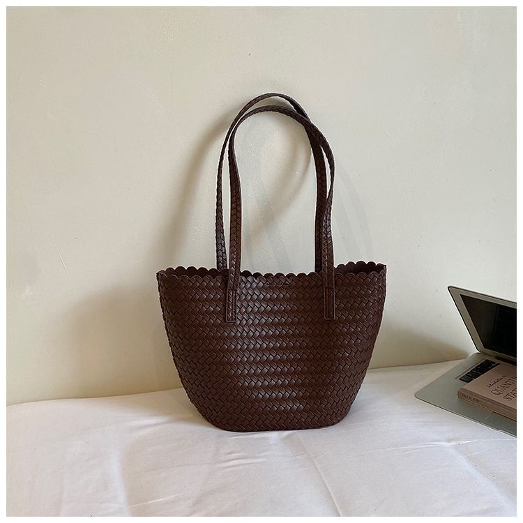 Neues Modell 2026: Künstlerische und lässige, geräumige Strohtasche aus gewebtem Mesh für Damen – ideal für den Sommerurlaub am Strand._voghion.com