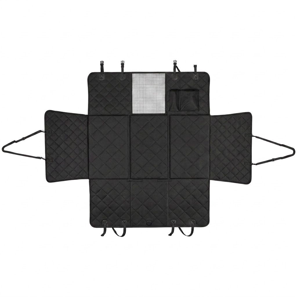Waterproof Non-Slip Foldable Pet Car Seat Mat for Dogs & Cats, 132 × 158 cm