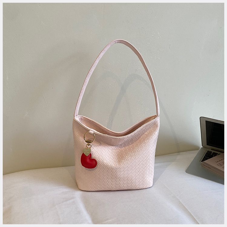 Borsa a spalla donna in argento intrecciato tote elegante chic_voghion.com