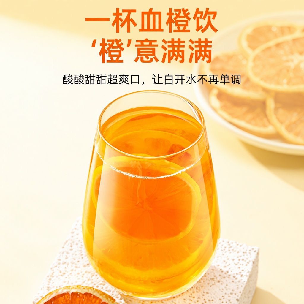 正宗血橙橙子片橙子干血橙干水果干果茶泡水泡茶水果茶散装批发食 图片 7