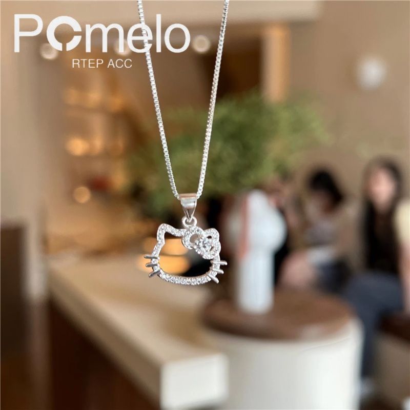 POMELO RTEP ACC生日礼物Kitty项链女甜美可爱吊坠锁骨链送闺蜜