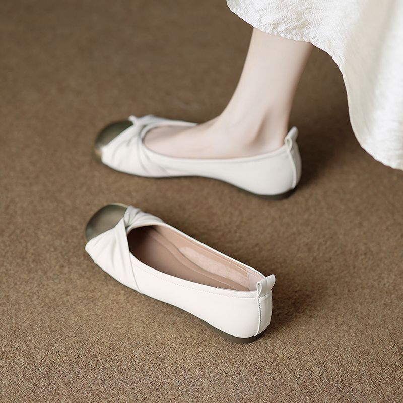 Comfortable Women's Ballet Flats Flat-soled Soft Walking Shoes_voghion.com