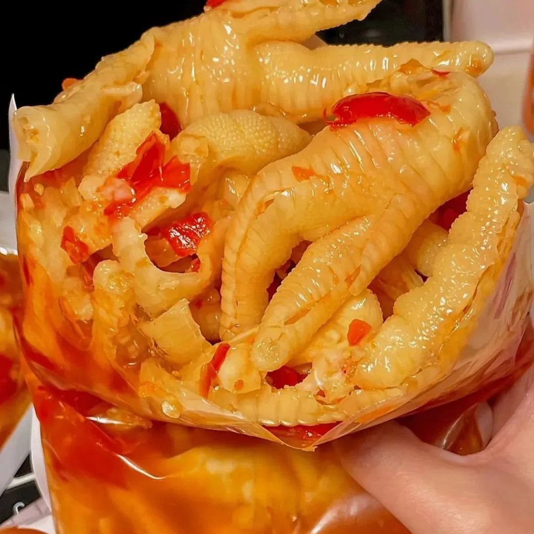 【特价2大罐】酸辣脱骨凤爪罐装500g无骨鸡爪柠檬休闲零食小吃 图片 4