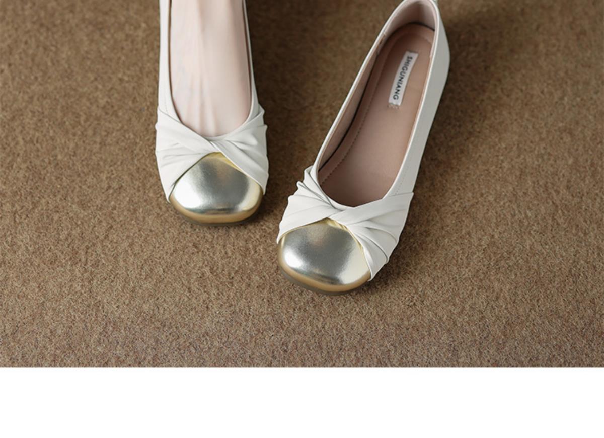 Comfortable Women's Ballet Flats Flat-soled Soft Walking Shoes_voghion.com