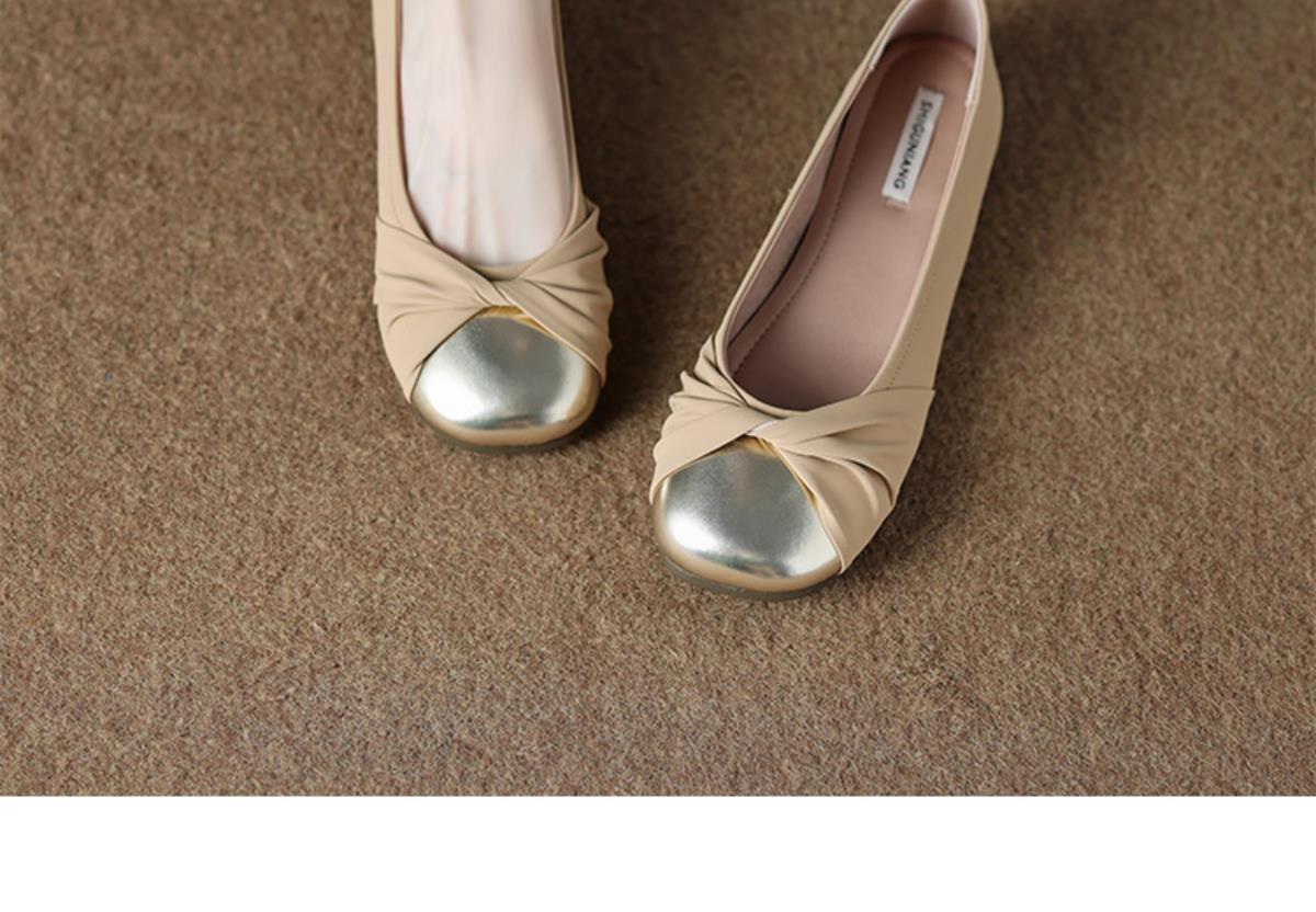 Comfortable Women's Ballet Flats Flat-soled Soft Walking Shoes_voghion.com