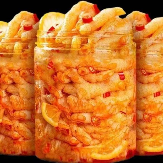 【特价2大罐】酸辣脱骨凤爪罐装500g无骨鸡爪柠檬休闲零食小吃 图片 9