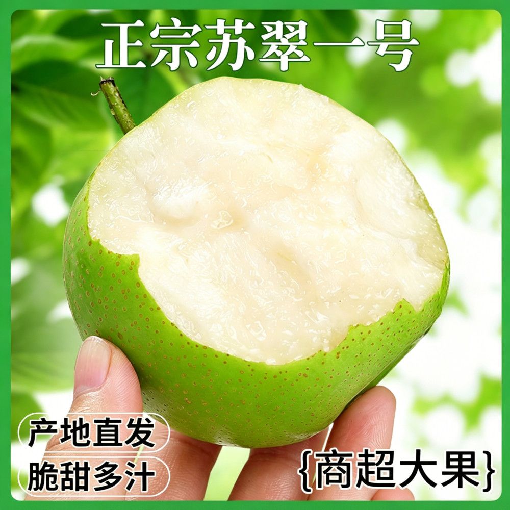正宗砀山酥梨5斤 9.9元 - 线报酷