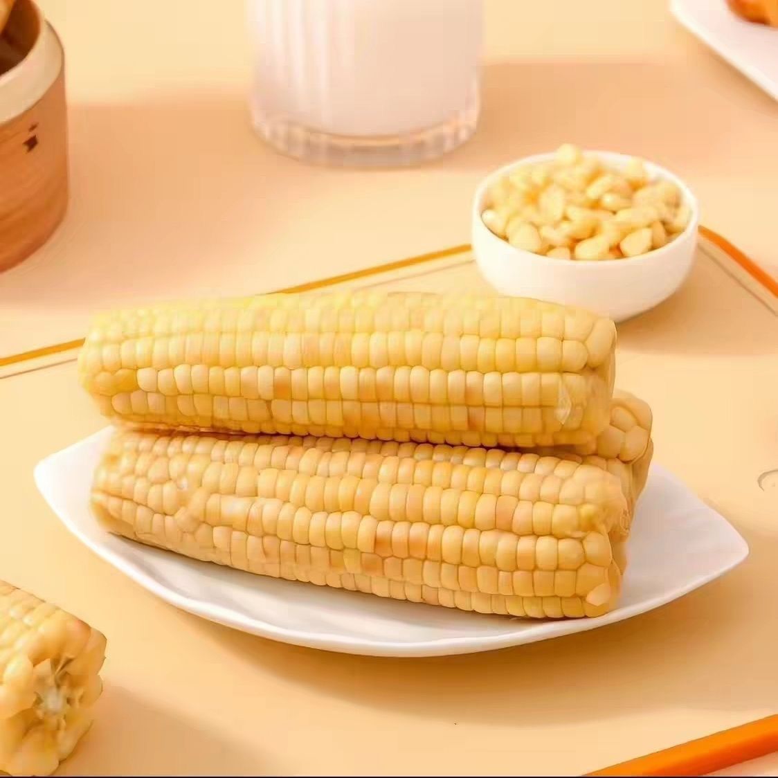 云南西双版纳小花糯玉米鲜甜糯玉米熟制苞米免煮速食早餐低脂主食