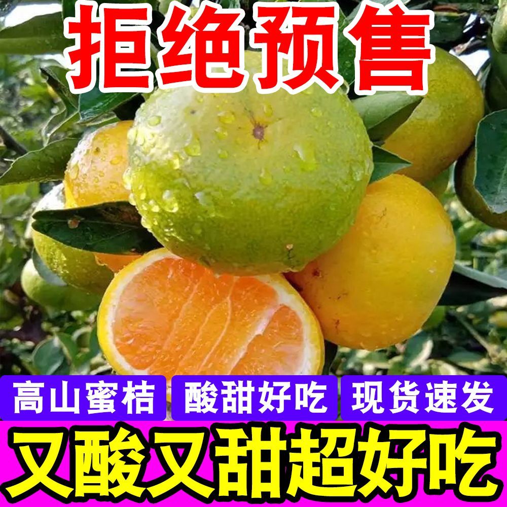 【彩箱】云南青皮蜜桔蜜橘子当季新鲜孕妇水果桔子超酸甜薄皮批发