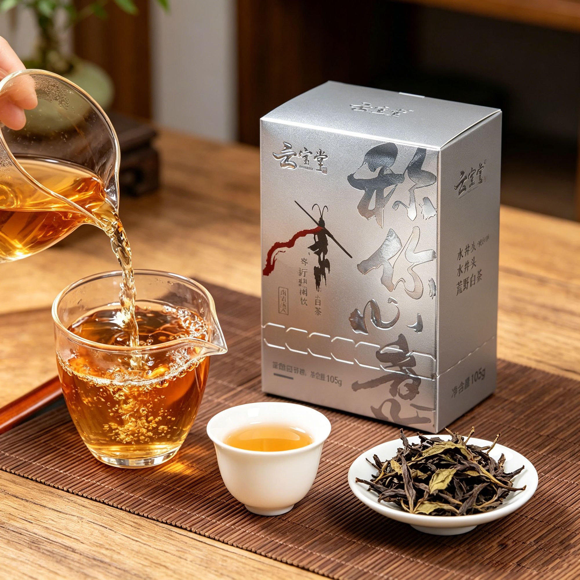 🎁 品品香 白毫银针礼盒 150g 福鼎白茶特级