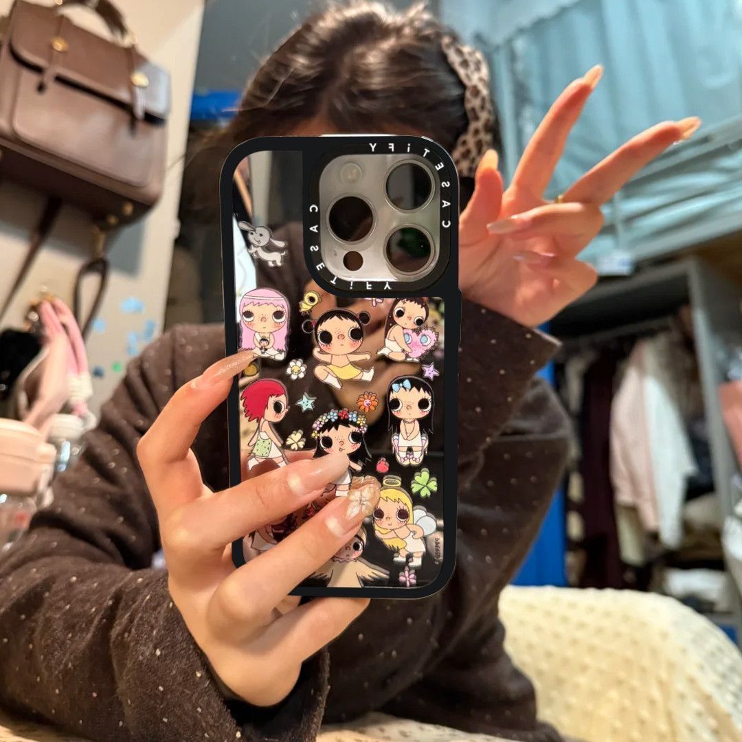 联名小玉不同装扮iPhone17promax手机壳苹果16pro镜面14卡通15