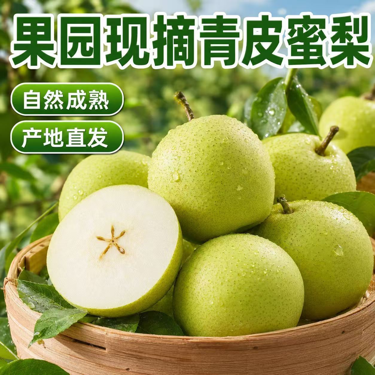 皇冠青皮梨5斤 16.9元 - 线报酷