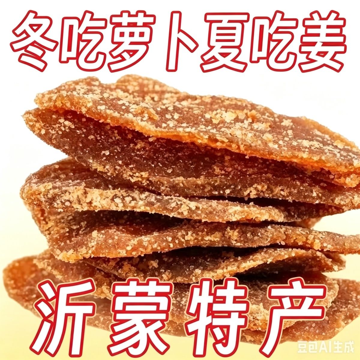 精选正宗红糖姜片袋装生姜干姜即食健康泡水零食驱寒姜糖山东特产