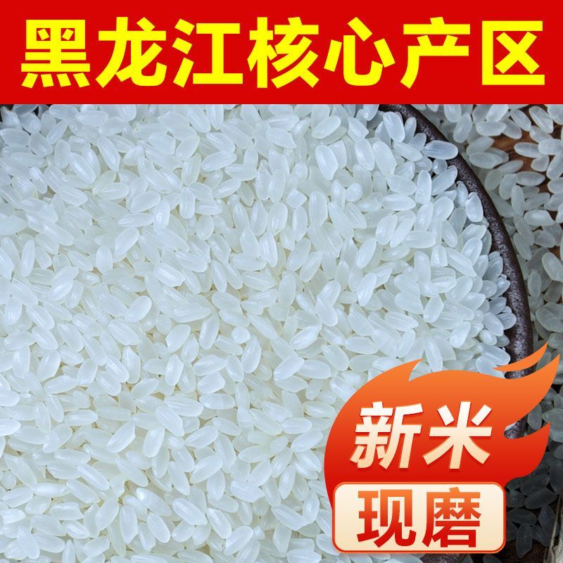 东北大米10斤厂家直发特惠圆粒大米珍珠米