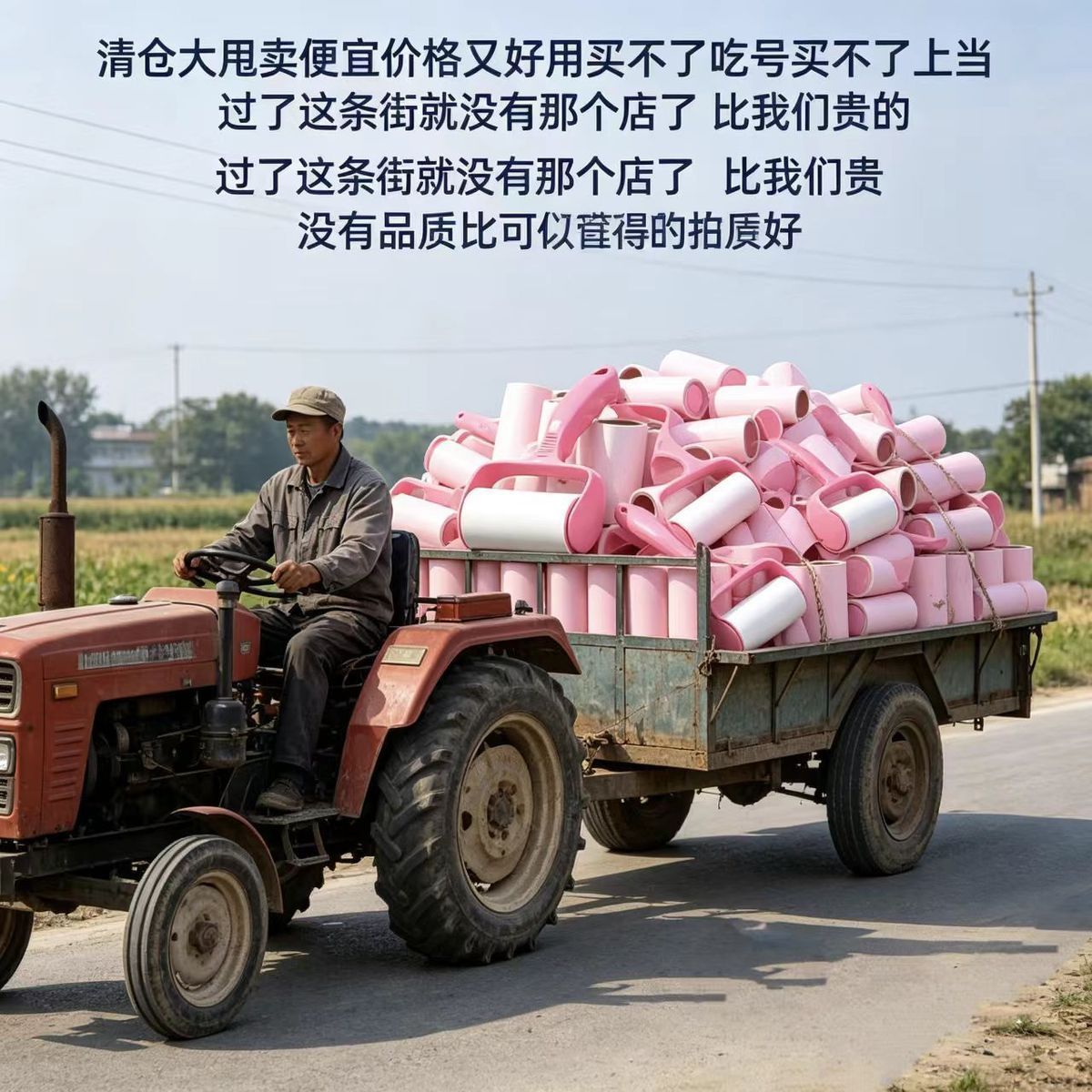 精选粘毛器滚筒可撕式滚刷清理衣床灰尘替换纸卷实惠热销款