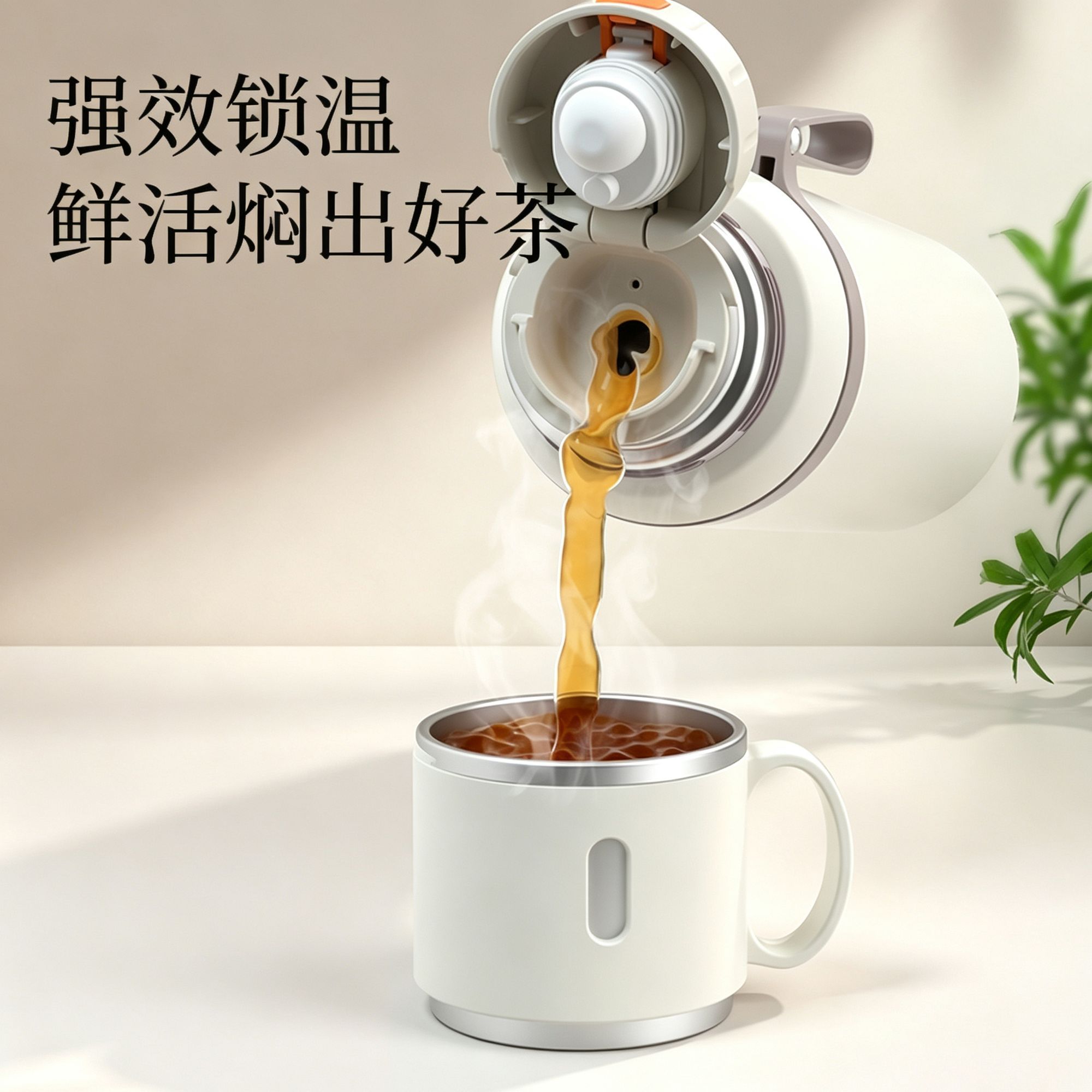 2026新款保温杯女高颜值水杯便捷不锈钢男中学生上学专用泡茶杯子 图 6