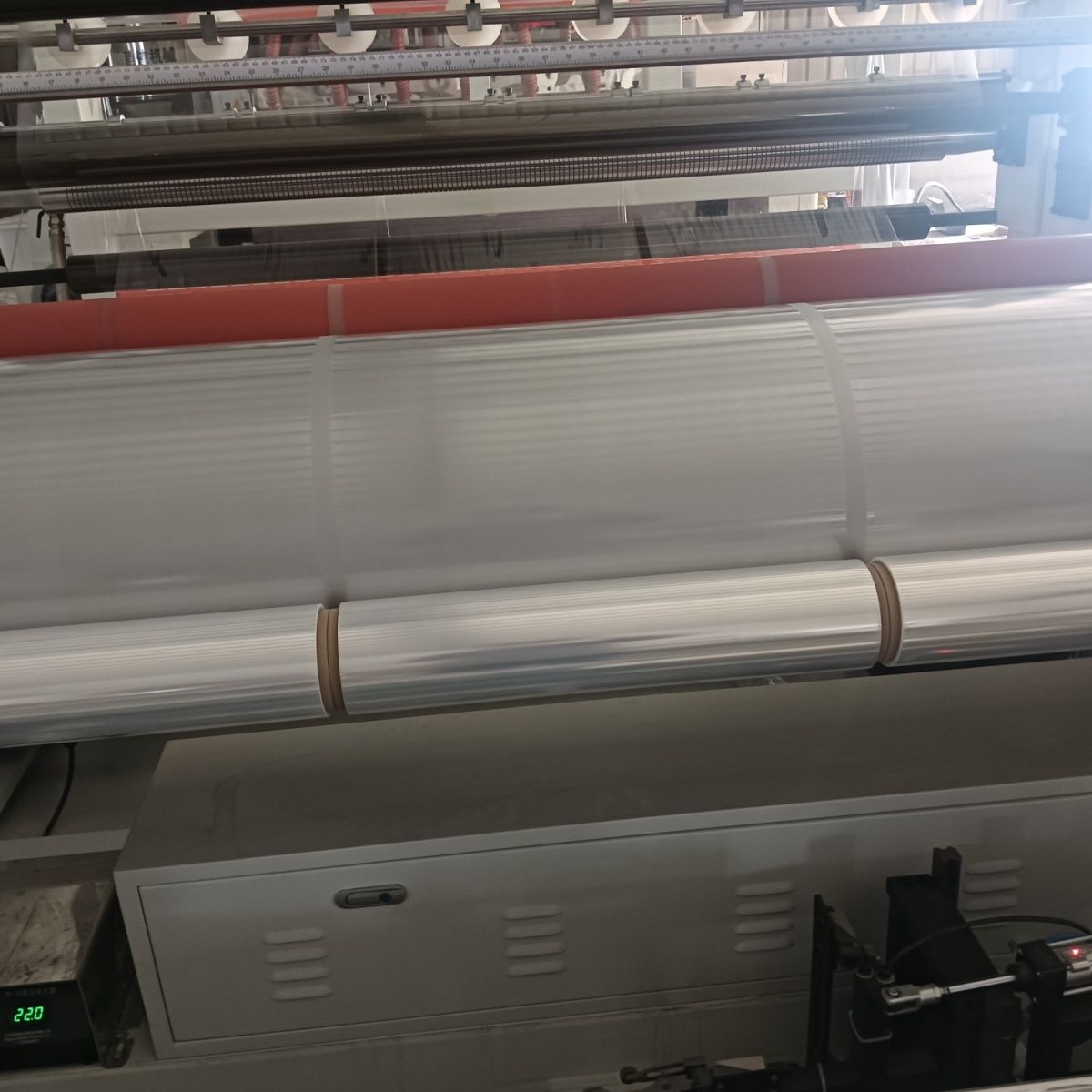 全新料生产透明4倍拉伸pe打包膜白色 图片 2