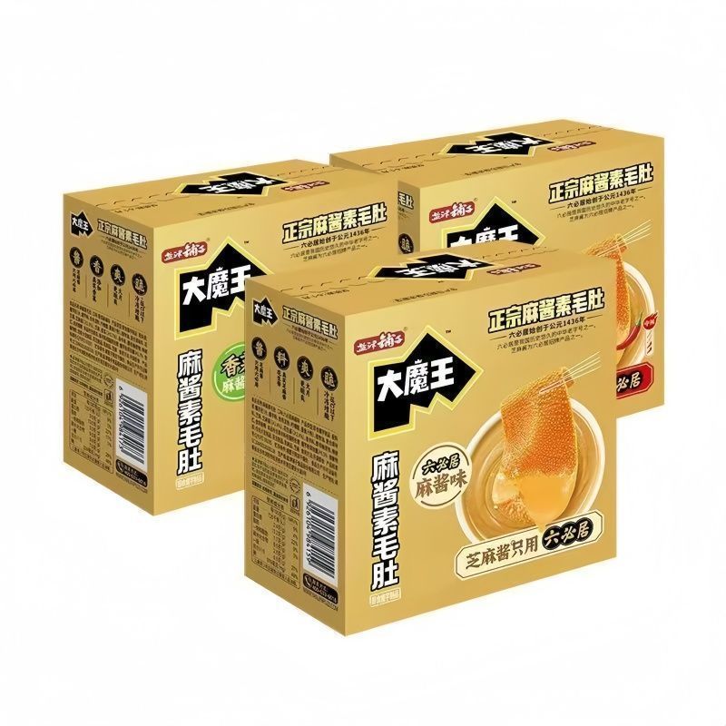 【盐津铺子】大魔王魔芋素毛肚70g麻酱六