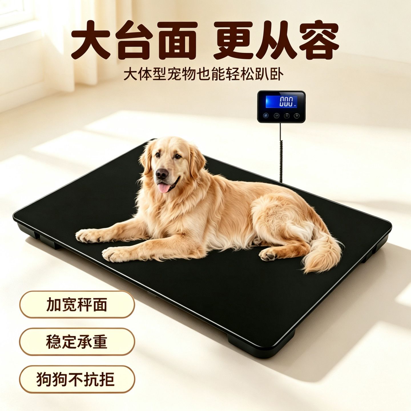 宠物专用体重秤猫咪狗狗医院用称重器家用大型犬地磅宠物店电子秤