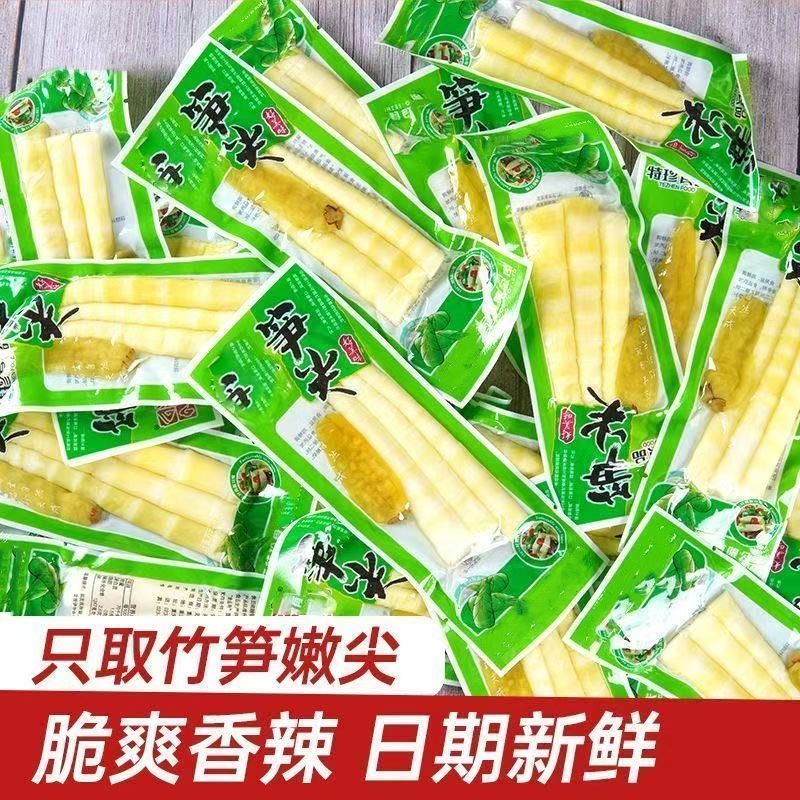 山椒笋尖泡椒脆笋竹笋酸辣脆笋低卡开袋即食休闲解馋零食小吃批发