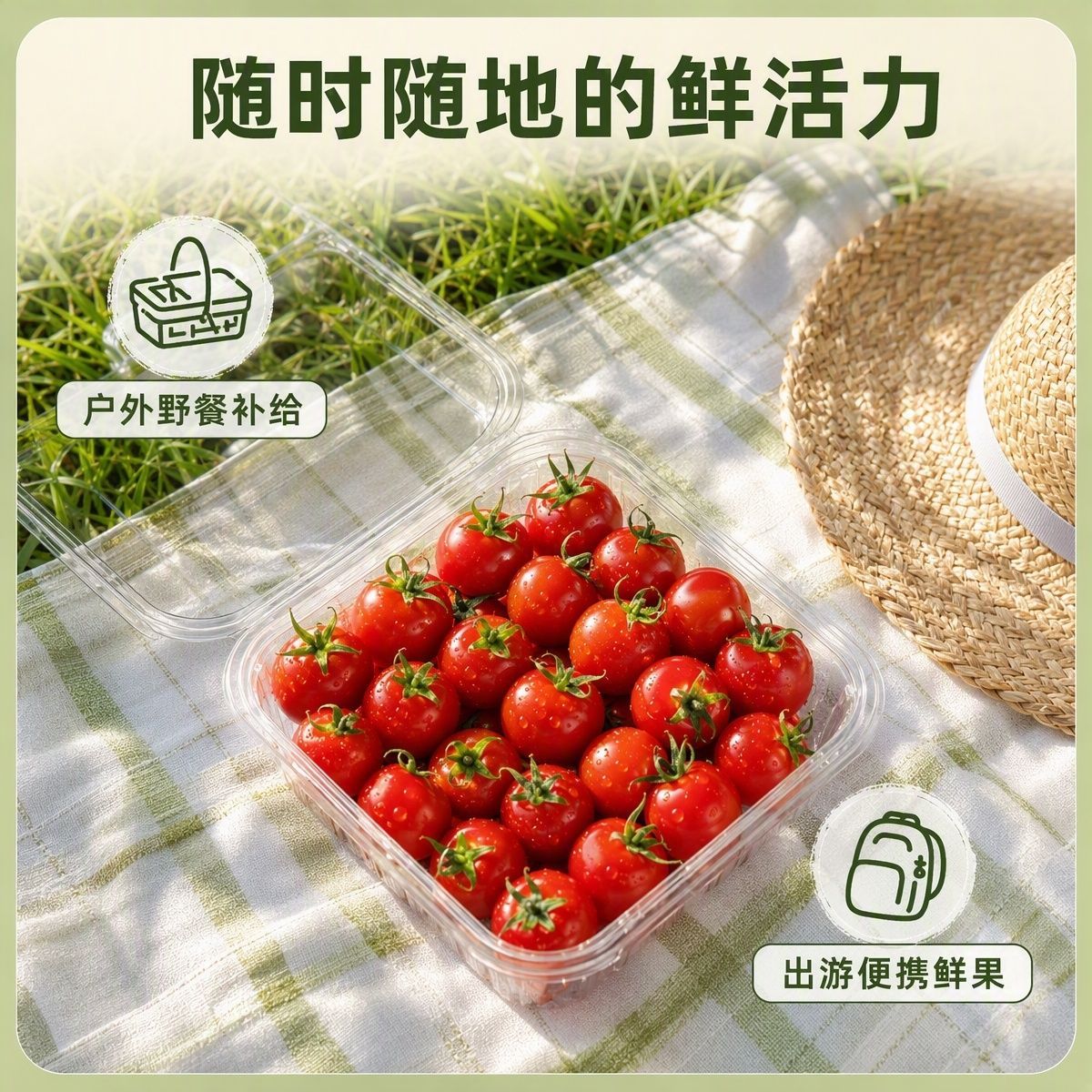 【顺丰】新鲜现摘正宗千禧圣女果小番茄西红柿孕妇水果番茄蔬菜 图片 9