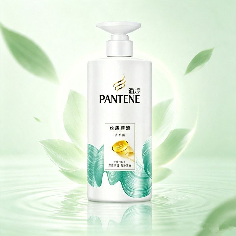 500g*2瓶潘婷丝质顺滑乳液柔顺洗发水滋养干枯毛躁修护洗发露 图 6