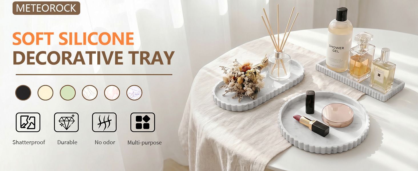Round Silicone Lace Jewelry Tray
