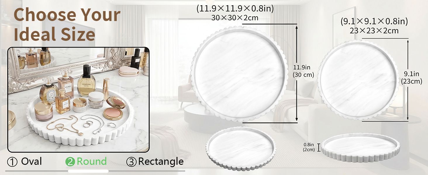 Round Silicone Lace Jewelry Tray
