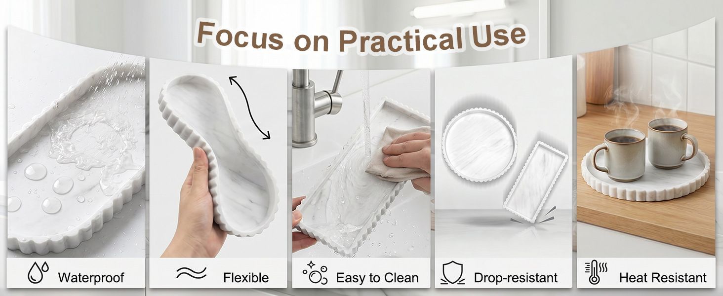 Round Silicone Lace Jewelry Tray
