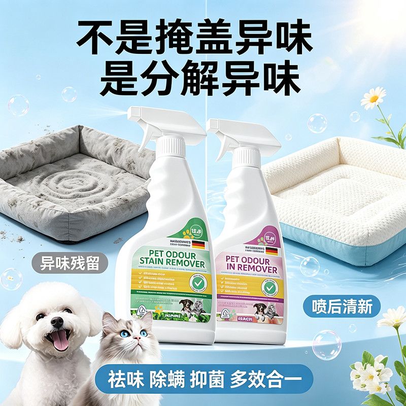 猫犬通用除臭剂生物酶宠物除臭剂异味分解剂宠物杀菌除臭清洁留香