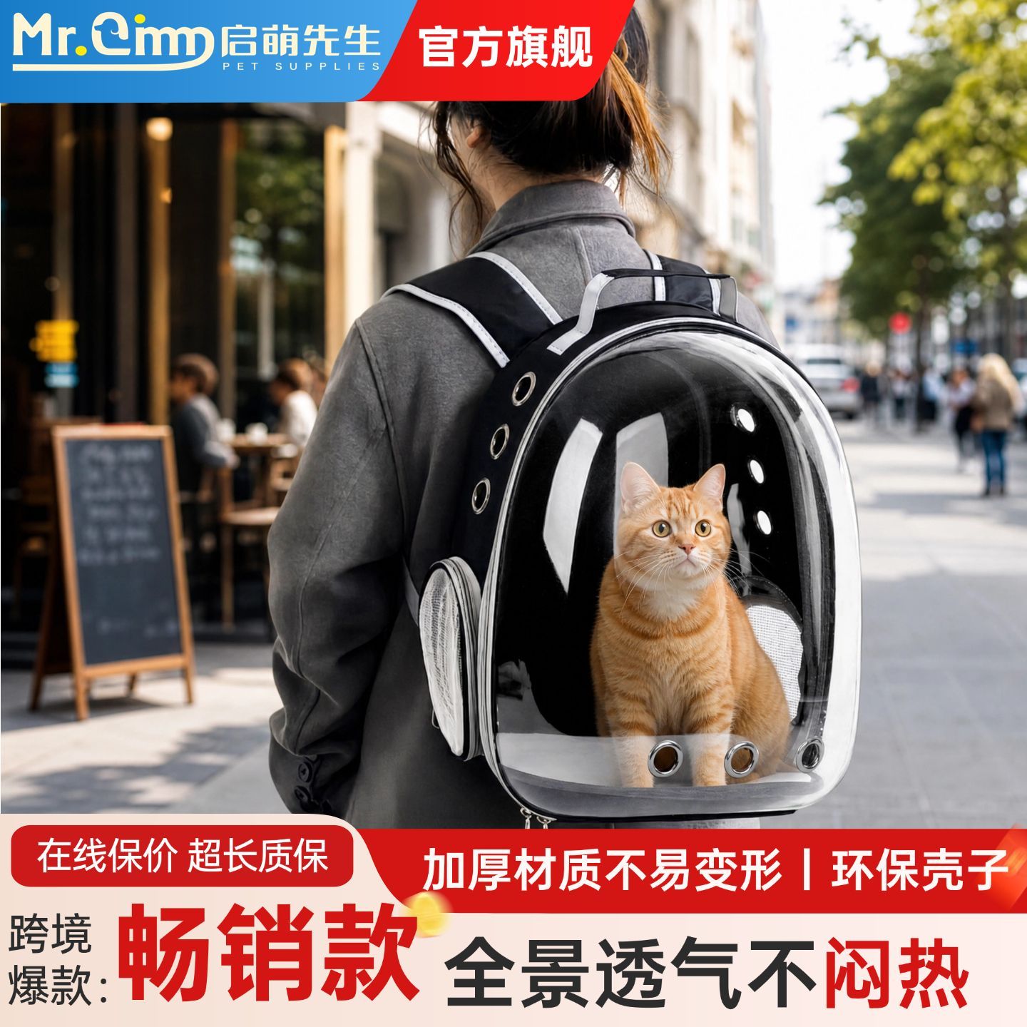 装猫咪的背包猫包狗狗外出便携包宠物太空舱猫咪外带胸前双肩背包